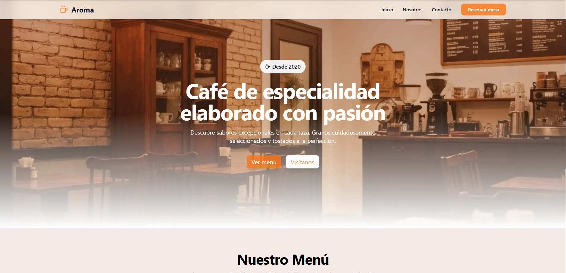 Local Business Landing Page